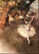 Edgar Degas The Star Dancer on Stage France oil painting reproduction